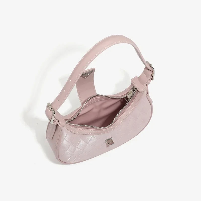 New Korean Crescent Bag Women's Underarms Bag Saddle Bag Fashion Minimalist Stick Women's Bag High End Sensory Shoulder Bag