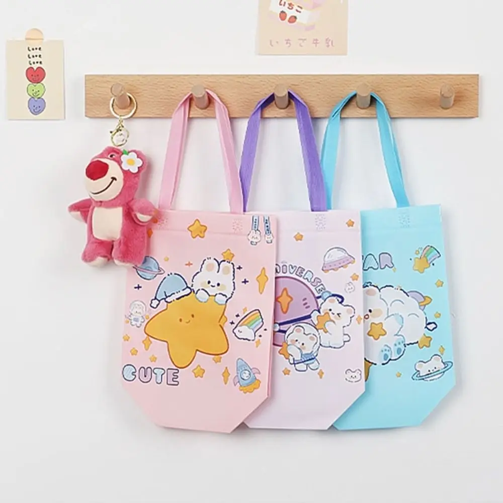 

Candy Gift Bags Cartoon Non-woven Handbag Non-Woven Portable Children Tote Bag Foldable Rabbit Pattern Birthday Gift Bag