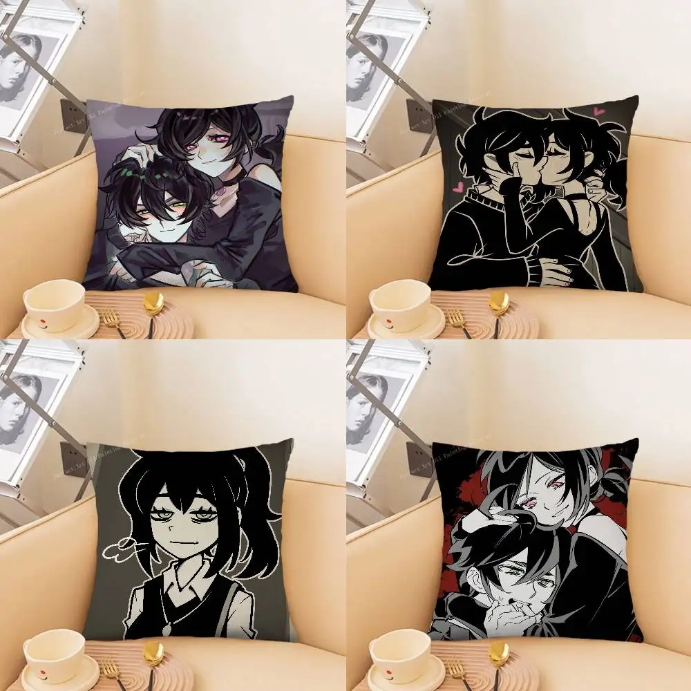 The Coffin Of Andy And Leyley Game Pillow Case Fashion Square Pillowcase Bedroom Sofa Room Ins Decoration Leisure