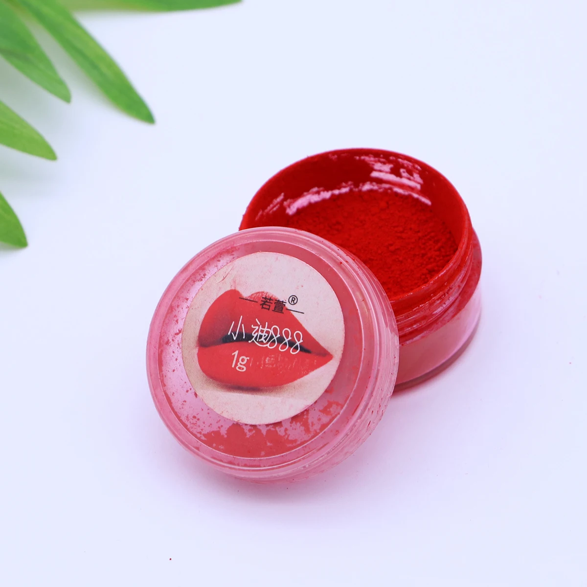 Bricolage rouge à lèvres poudre Pigments brillant formule naturelle sûre pour les lèvres paupières mettre en évidence le maquillage matière première couleur des lèvres