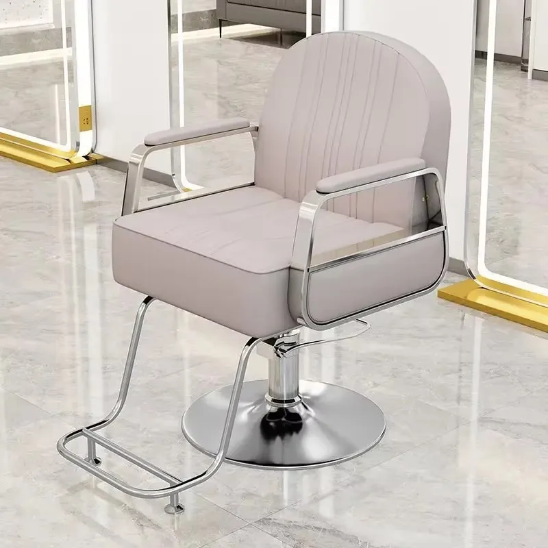 Luxury Aesthetic Barber Chairs Professional Pedicure Swivel Height Adjustable Hairdressing Chair Vanity Barberia Salon Furniture