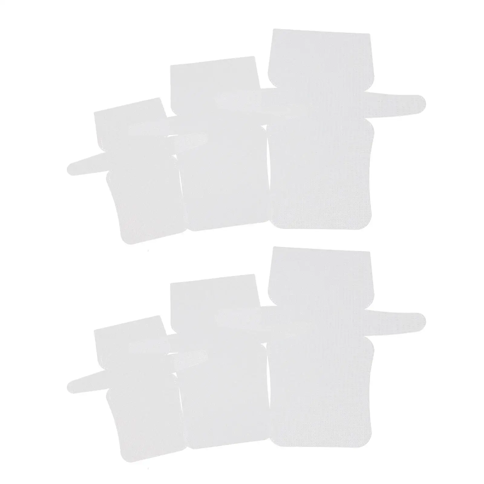 Mesh Plastic Canvas Sheets Clear White Perforated Grating for Knitting Yarn Sewing Needlepoint Craft Projects