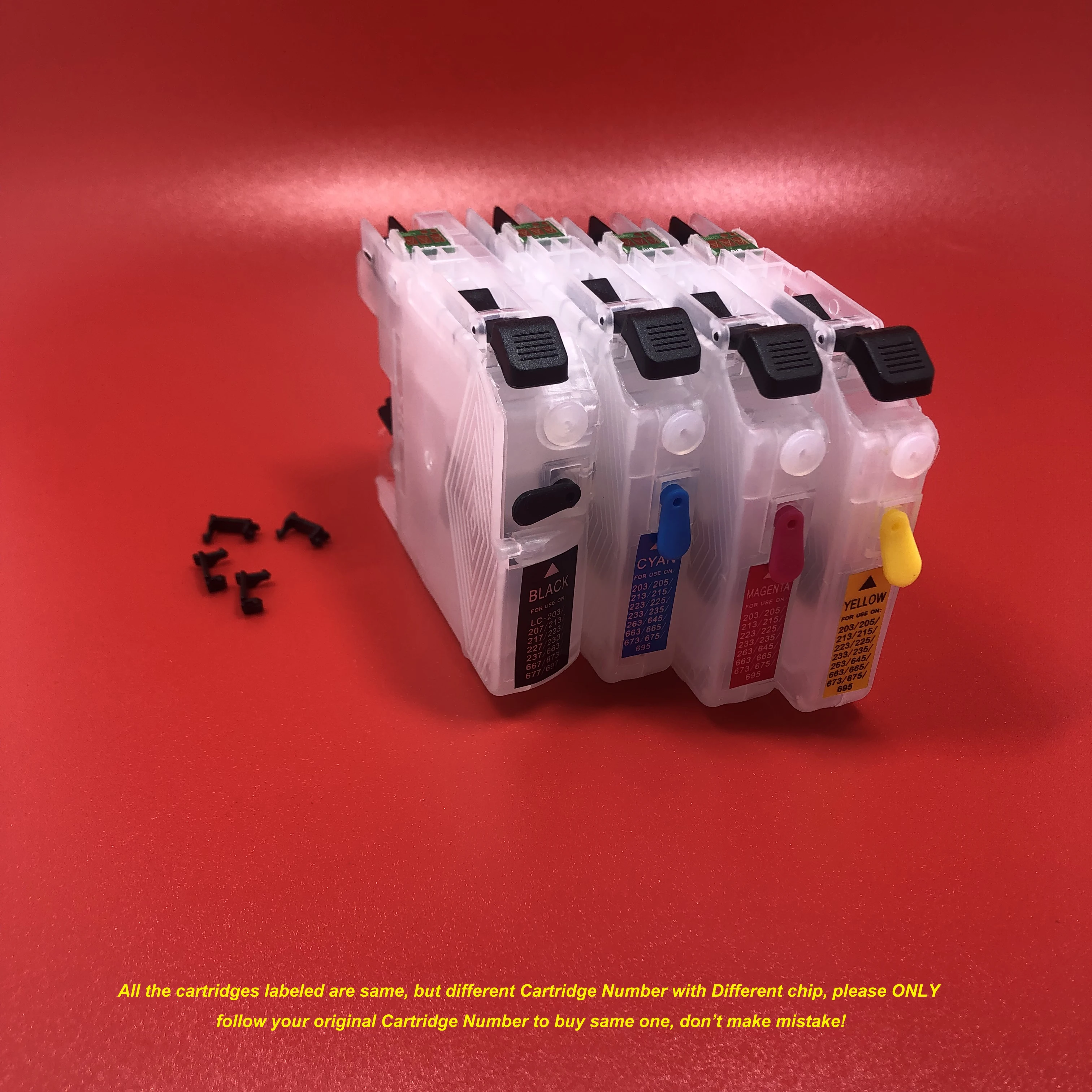 

LC227 LC225 Empty Refillable Ink Cartridge for Brother MFC-J4420DW MFC-J4620DW MFC-J4625DW DCP-J4120DW