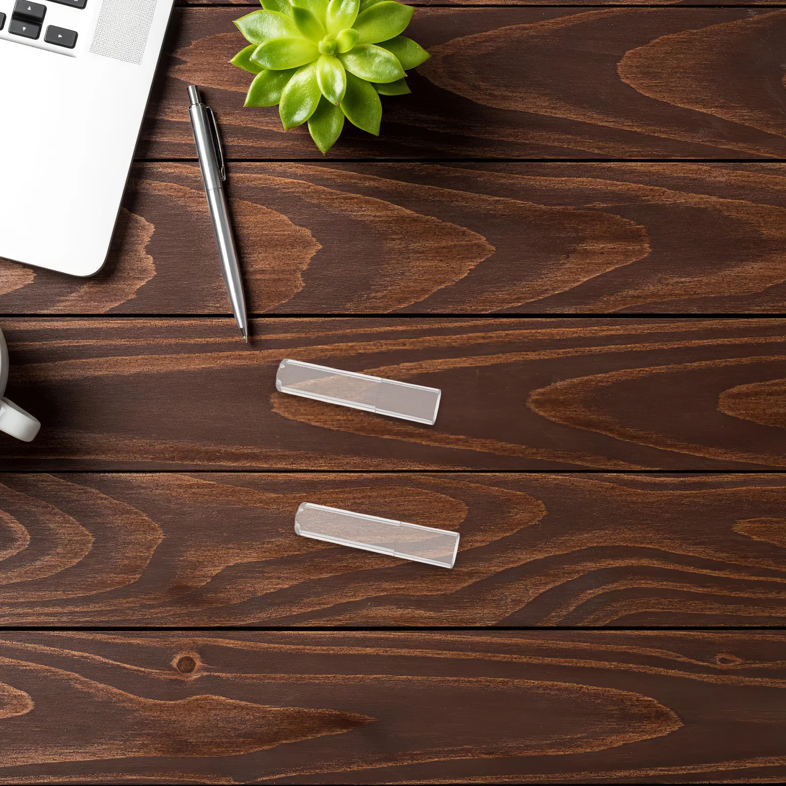 100 قطعة من أغطية أقلام الرصاص البلاستيكية الشفافة، غطاء قلم رصاص شفاف، حامل موسع لمكتب المدرسة الفنية