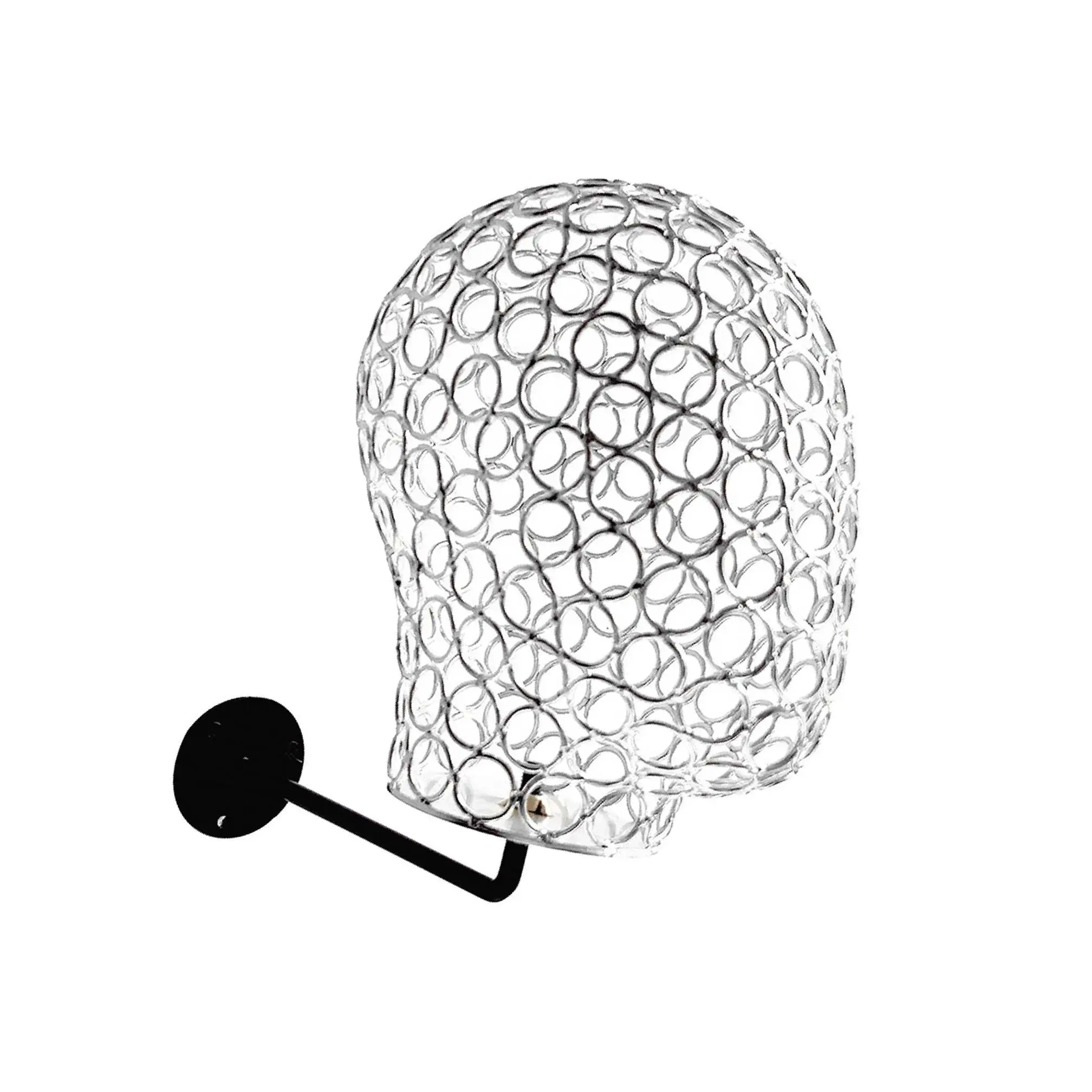 Wall Mounted Mannequin Head Hanger Wig Hat Cap Display Model for Salon Home