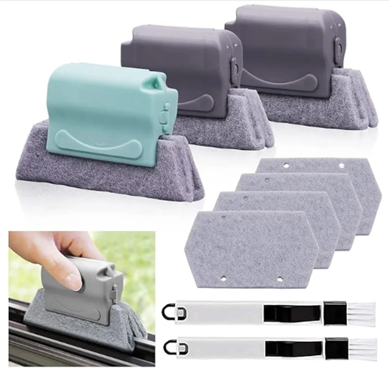 

ABKU-Magic Набор инструментов для чистки оконных дорожек, набор щеток для чистки оконных канавок, набор инструментов для чистки щелей и канавок