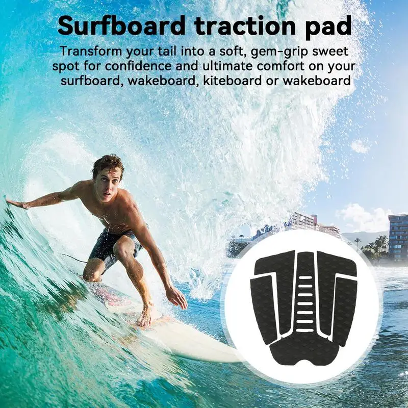 Surf Deck Traction Pad Surf Deck Pads Sterke Zelfklevende Tractie Mat Surfen Accessoires Comfortabele Skimboard Grip Pad Voor