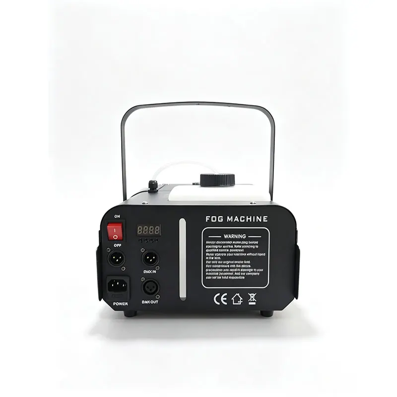 1500W Stage Fog Machine With Wired Wireless Remote Control Fast Preheat 2L Tank 8M Spray Distance For Party Wedding Performance