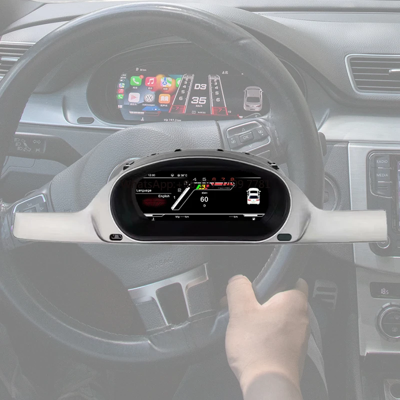 

Latest Original Car LCD Digital Cluster Virtual Cockpit Speed Meter Dashboard for .. CC B6 B7 2007-2018 Instrument Panel