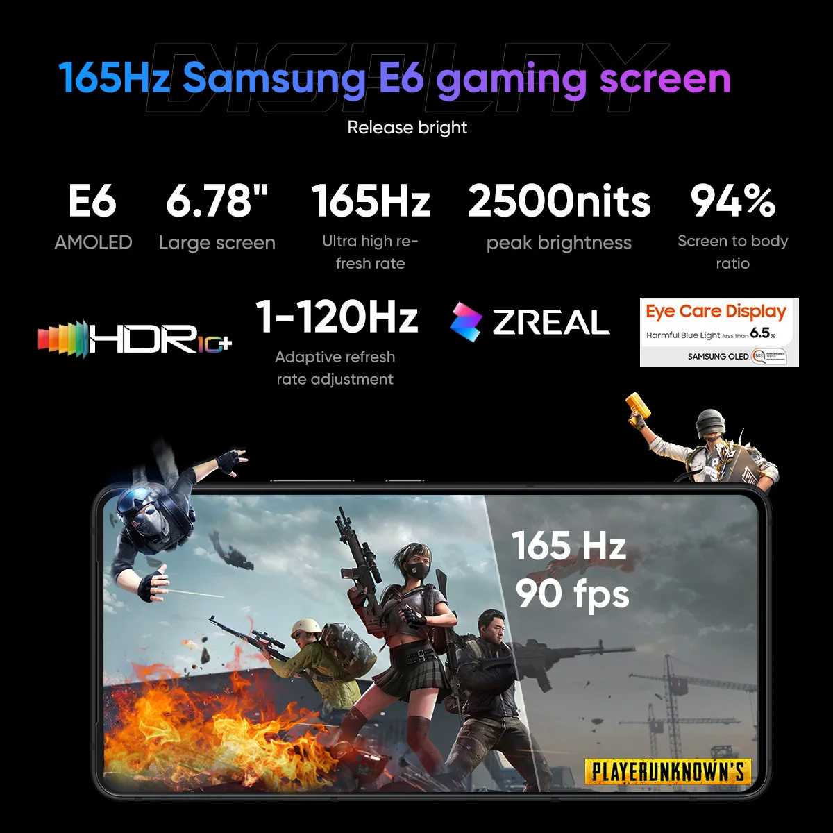 Imagem -04 - Asus-rog e Pro 5g Gaming Phone Snapdragon Gen 678 Tela Amoled de 165hz 5500mah Carga Rápida de 65w Rom Global Novo 2023