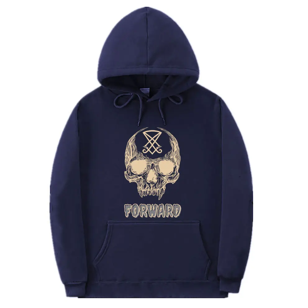 Forward Observations Group Terrible Skull Print Hoodie Men Women Fashion Streetwear Male Oversized Pullover Men Gothic Hoodies