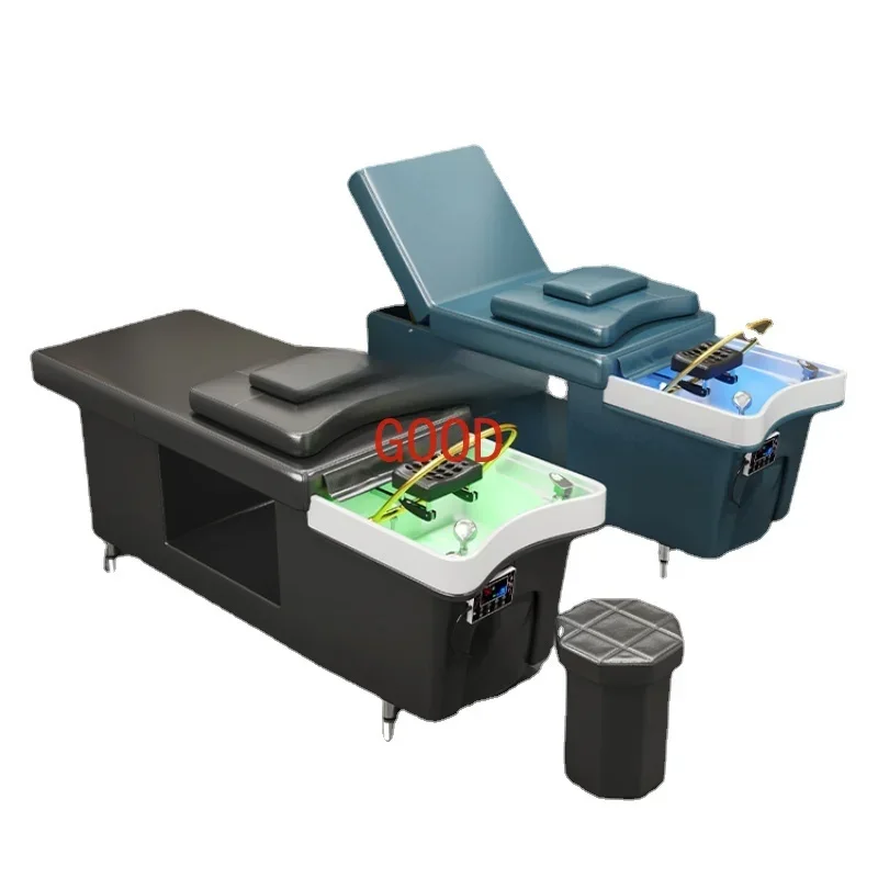 

Water-Free Shampoo Chair Beauty Barber Shop Mobile Water Circulation Head Treatment Instrument Fumigation Spa Machine