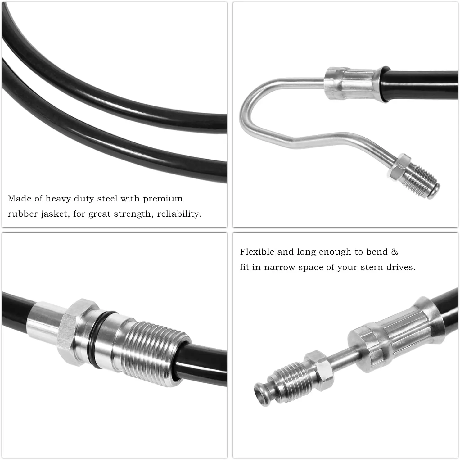 MX 21721548 Power Trim Hose For Volvo Penta Sterndrives DPH, DPR,DP-H, Replacement Hydraulic Line Boat Accessories