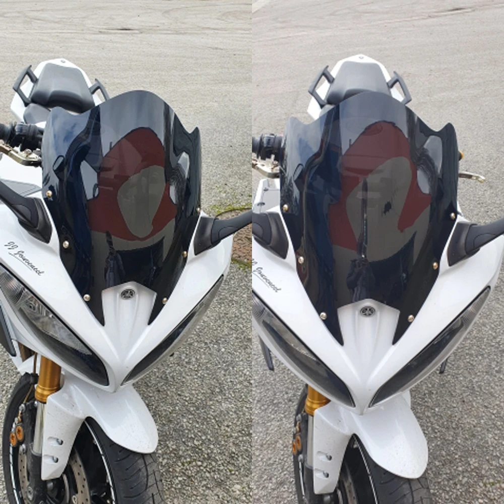 Motorcycle Touring Windscreen Windshield For Yamaha FZ8 S Fazer