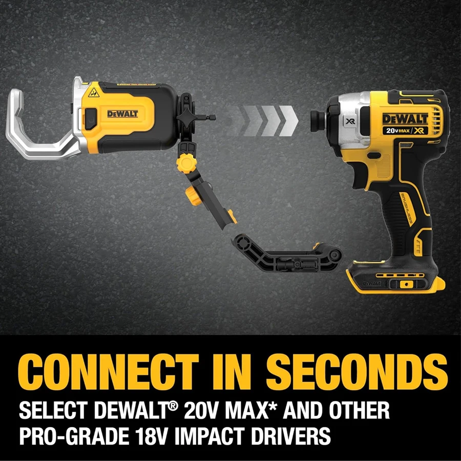 DEWALT PVC/PEX Cutter Attachment 6X Faster Cuts Cutter with Brace Bracket Impact Driver Accessories DWAPVCIR