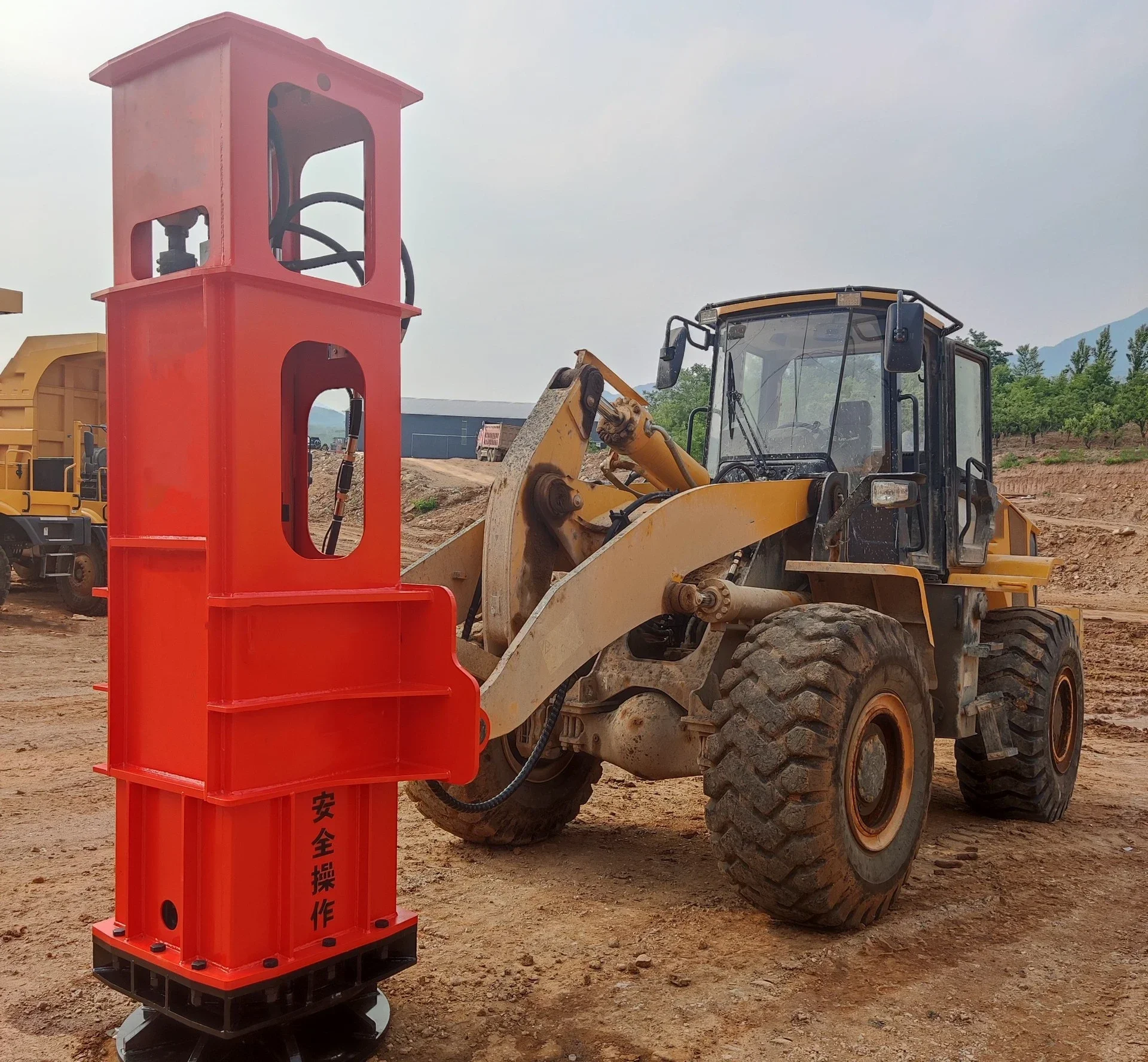 Hydraulic Compactor Ramming Hammer Excavator Loading Ramming Machine Compactor Earth Filling Ramming Equipment