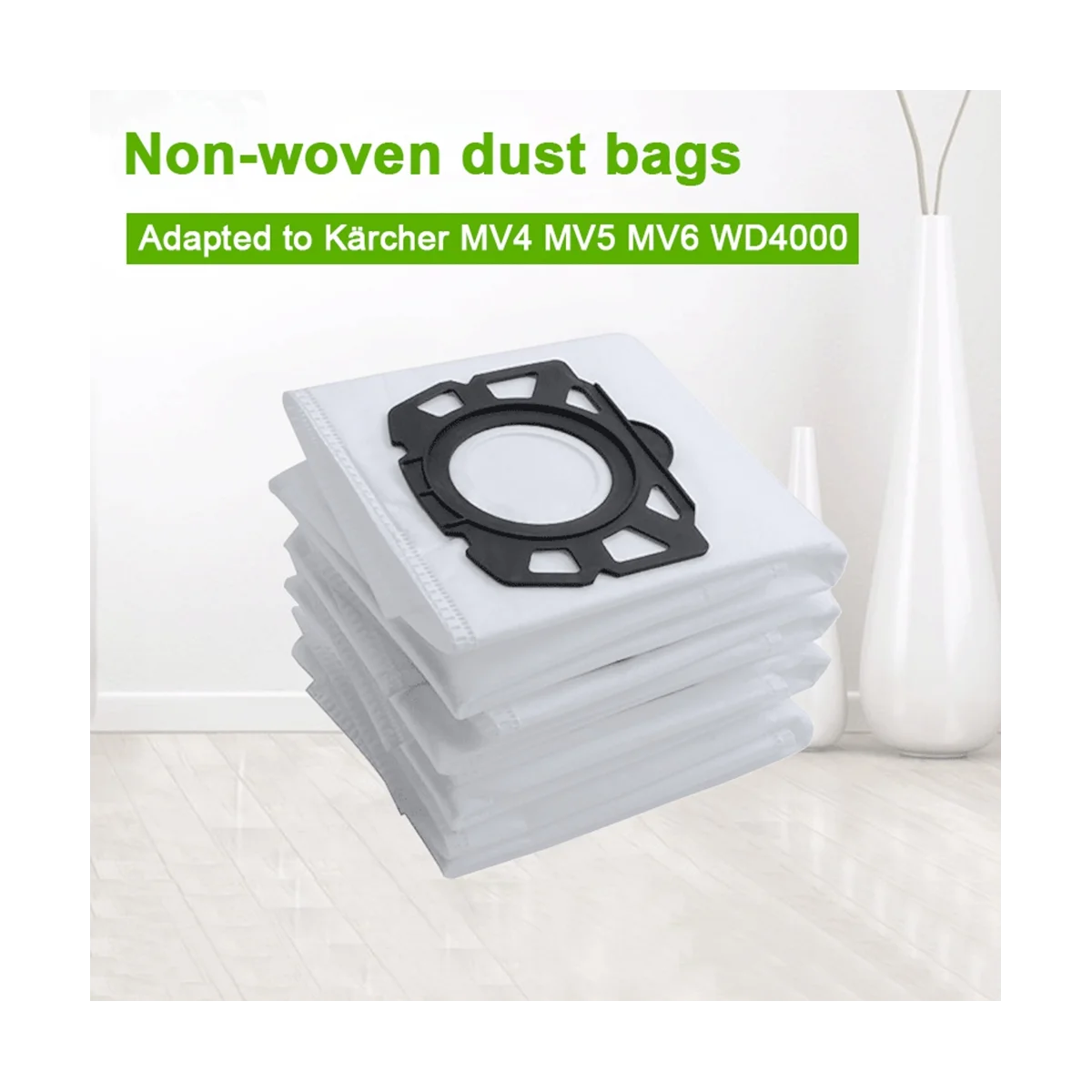 Suitable for Wd4/Wd5/Mv4/Mv5 Easy Filter Hepa Filter Vacuum Cleaner Non-Woven Dust Bag