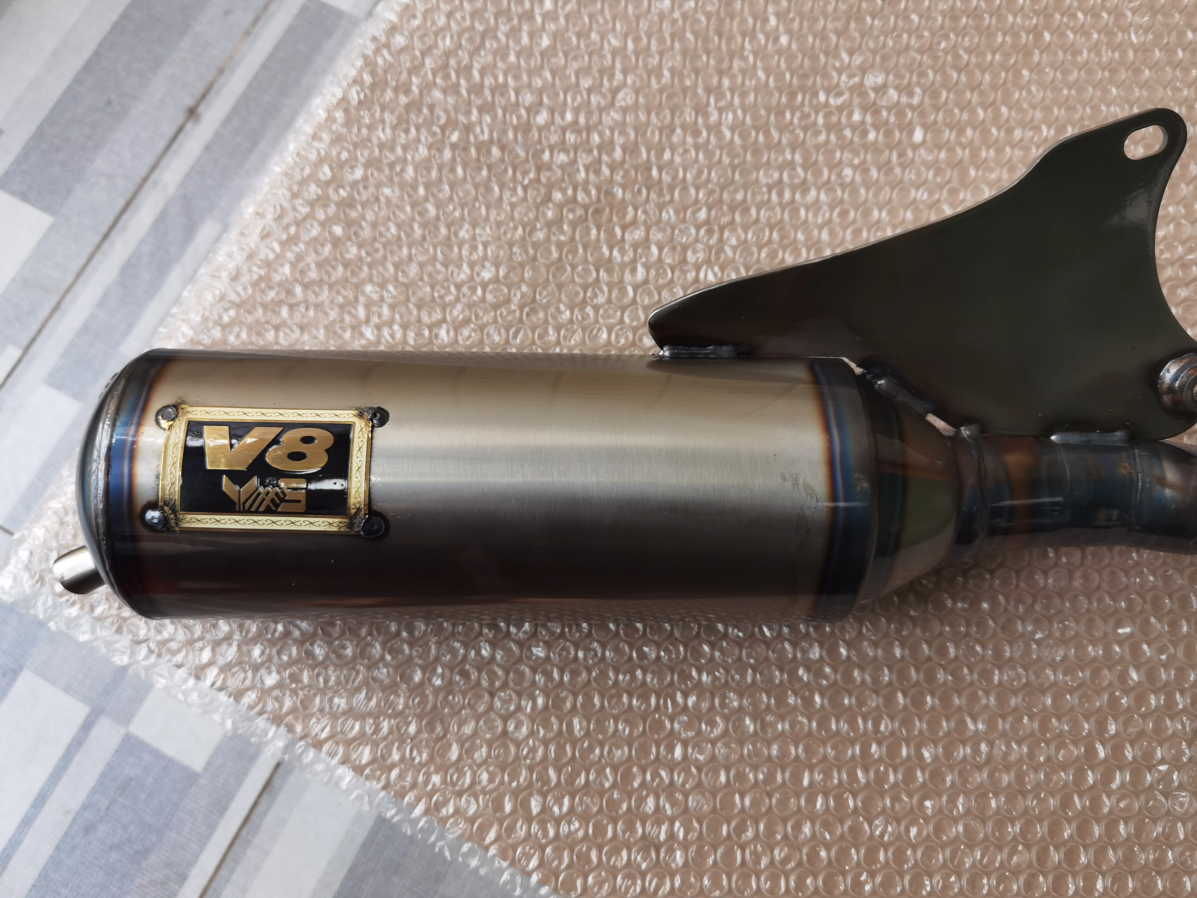 Dla Yamaha JOG2 JOG90 JOG50 JOG 2T EX Poche tłumik do skutera V8 zmodyfikowany wyścigowy pełny układ wydechowy