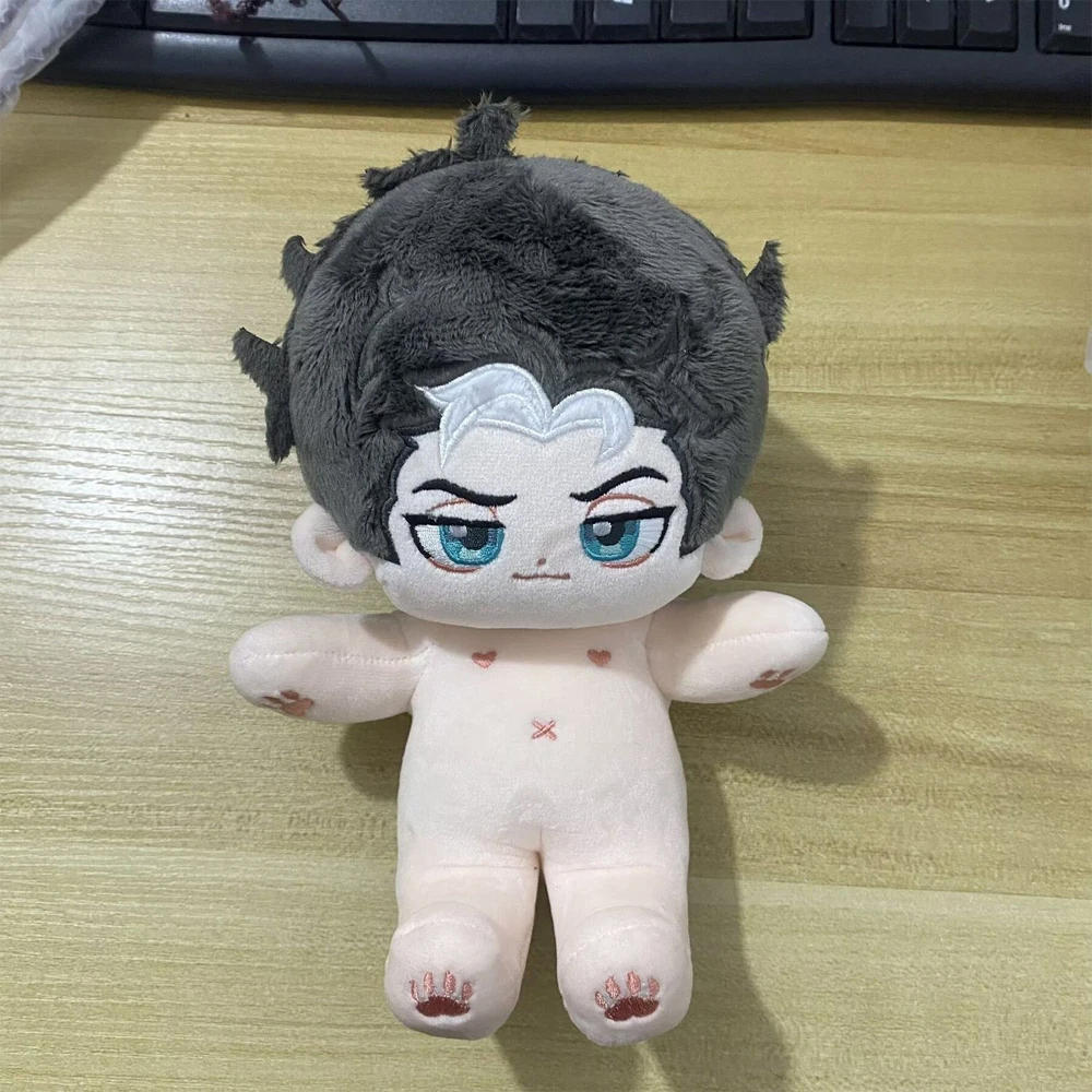 20cm Flexible With Skeleton Cosplay Anime Game Character Red Hood Jason Todd Dress Up Plushie Toy Cartoon Plush Figure Body Doll