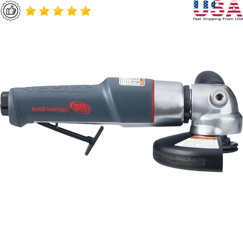

Pneumatic Air Angle Grinder 4.5in 12000rpm 0.88hp Heavy Duty Tool Convenient Internal Lubrication Ergonomic Design