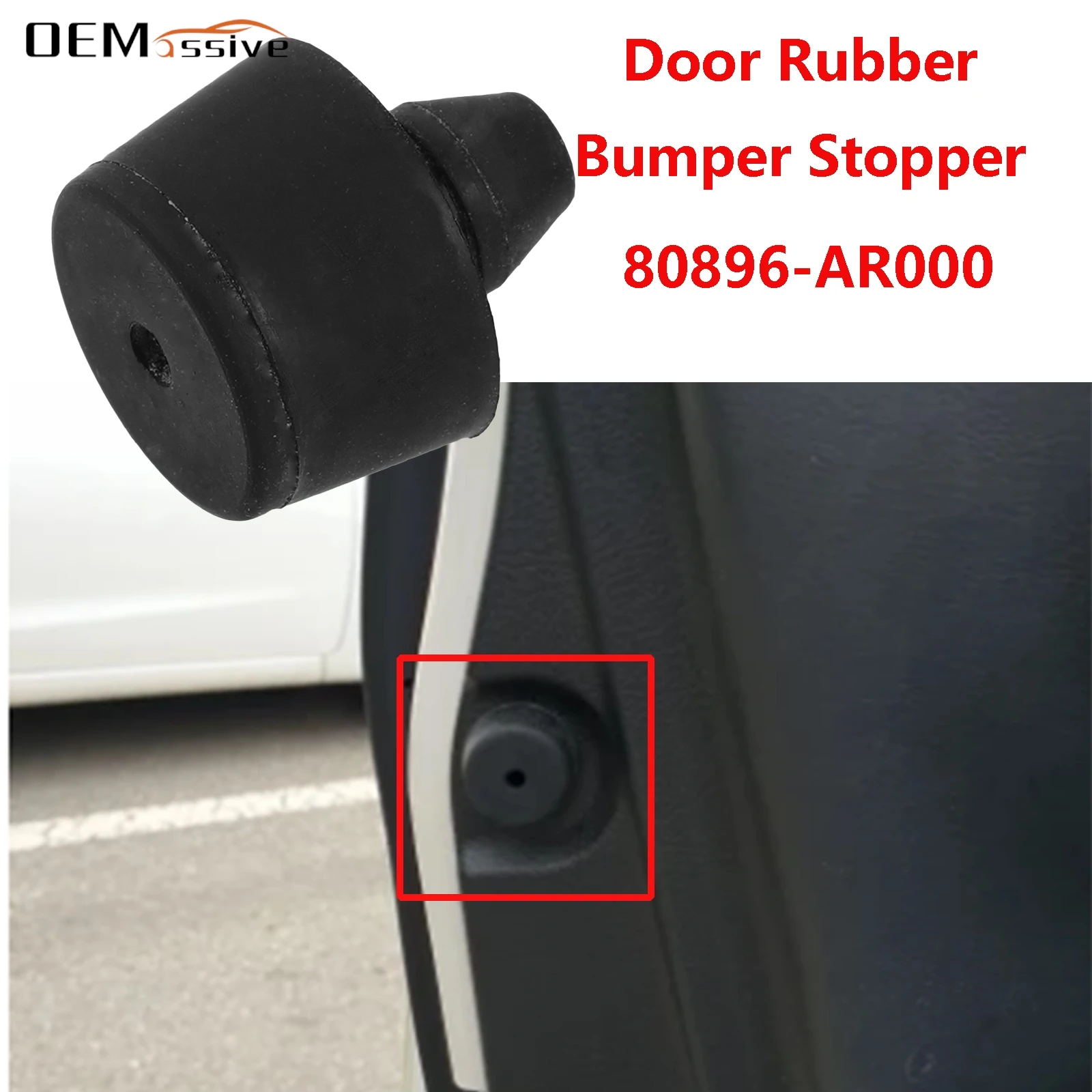 Rubber Bumper Door Stopper Buffer Car Door Dampers Stopper Auto Accessories For Infiniti Q50 Q60 QX56 QX80 Q45 80896-AR000