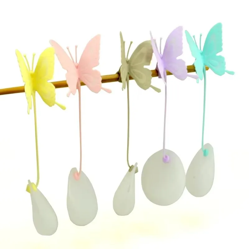 

Butterfly Tea Bags Strainers Silicone Filter Infuser Silica Cute Teabags For Tea