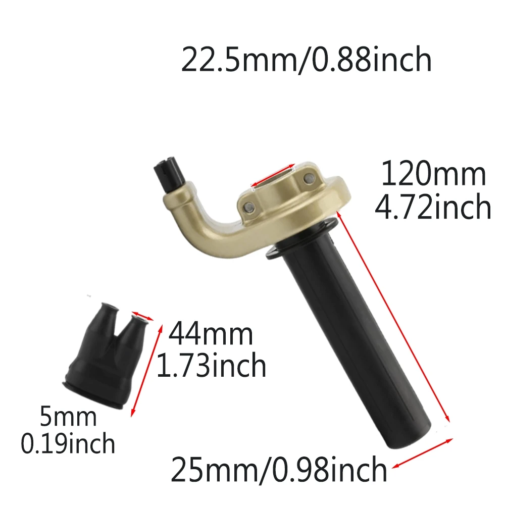 7/8'' 22mm Motorcycle Handlebar Grips Throttle Accelerator Quick Turn Handlebar for 22mm Motorcycle YAMAHA YZ250F HONDA CRF250R