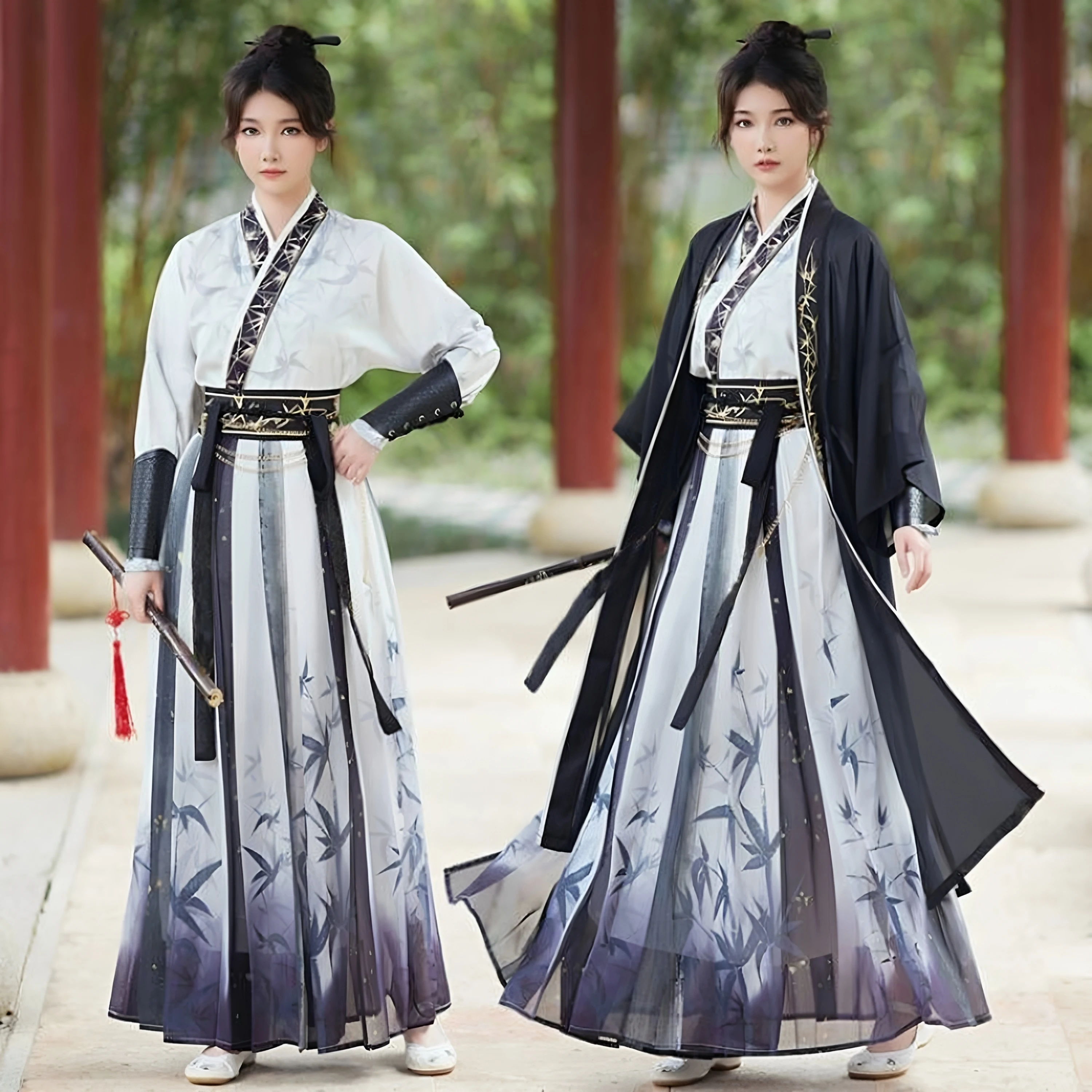 original-cloud-weaving-set-suits-for-men-and-women-waist-length-ink-wa-embroidery-hanfu-outfit-cool-and-versatile-for-summe