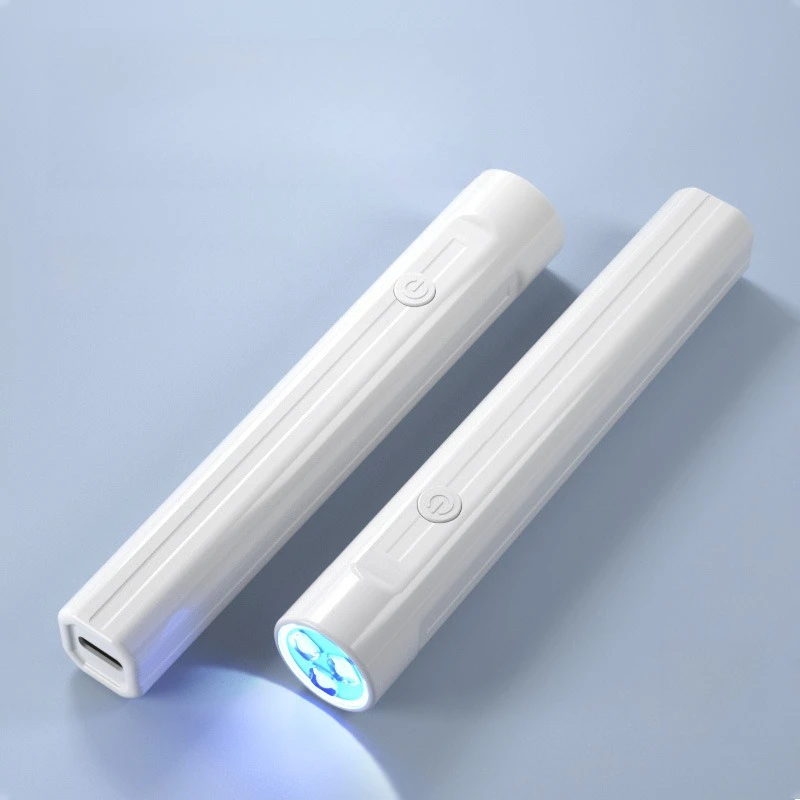 

Handheld manicure one-word light Small portable manicure light Phototherapy machine Power storage mini nail piece Suitable for