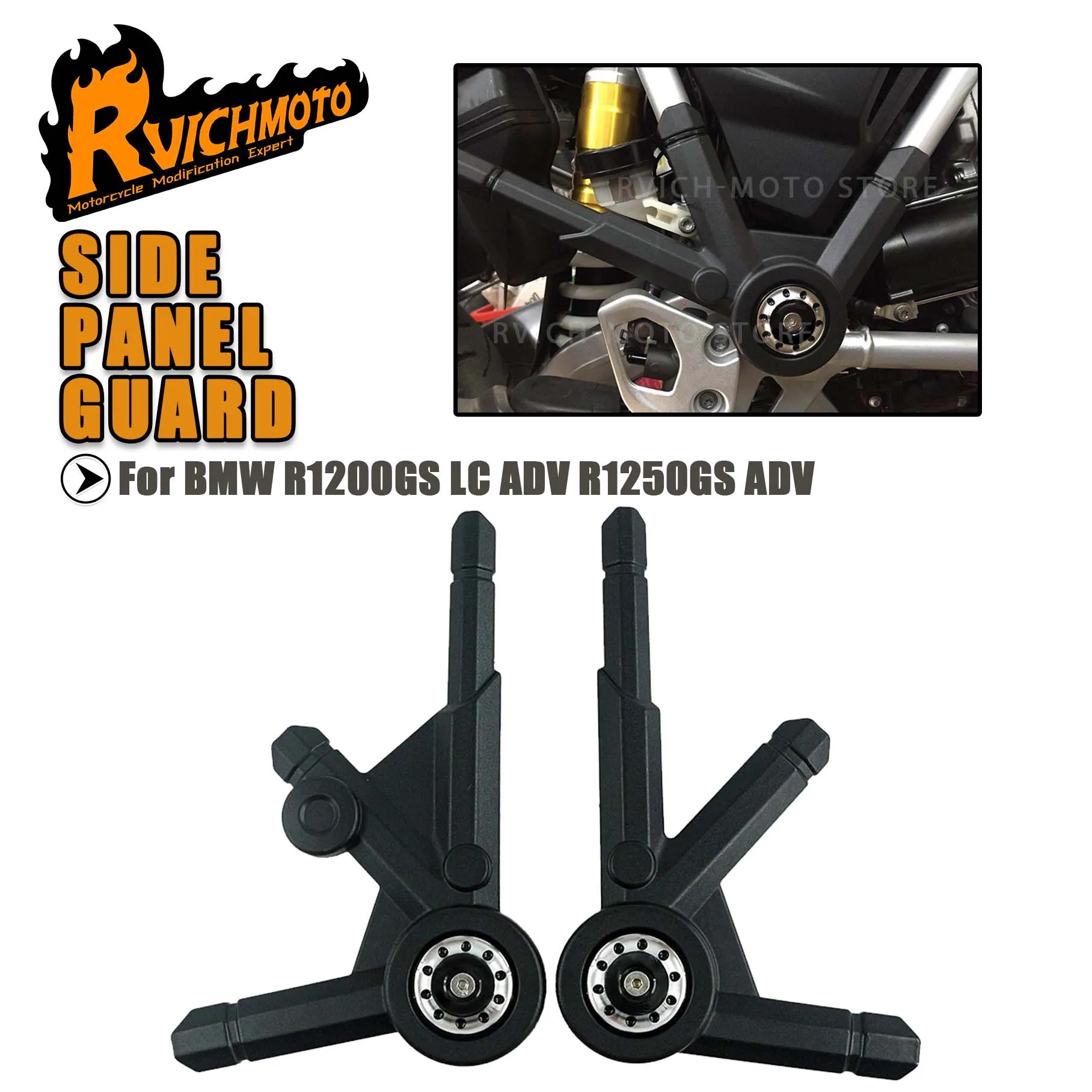 

R 1200 1250 GS Side Frame Panel Guard For BMW R1200GS LC 2013 ADV 2014-2019 R1250GS Adventure 2018-2022 Fairing Protector Cover