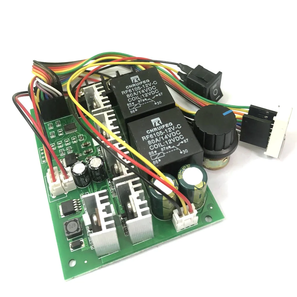 DC 12V 24V 36V  PWM DC Motor Speed Controller Driver 40A Potentiometer Linear Speed Regulator Governor With digital display