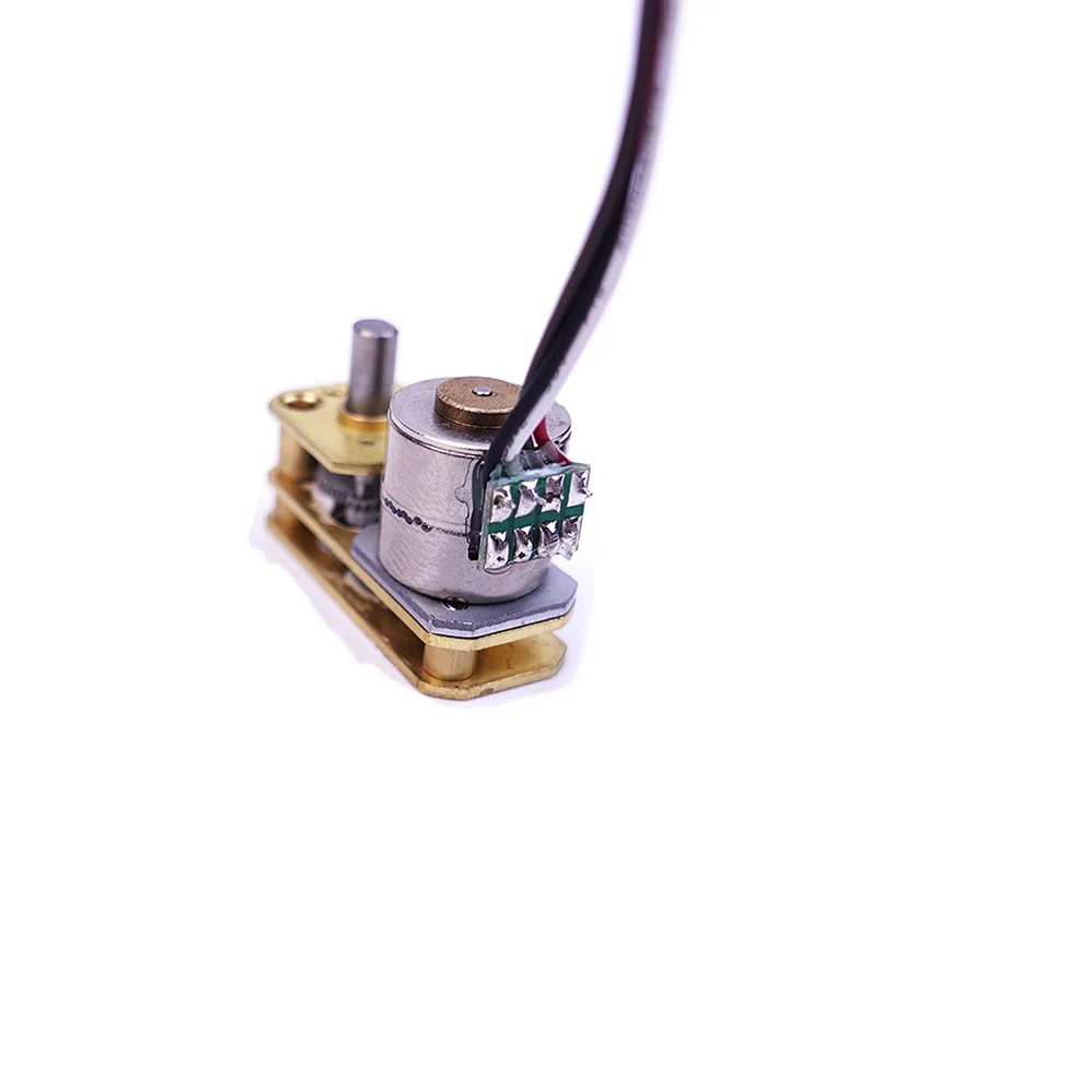 SM1091GB1000 Micro Stepper Stepping motoreduktor DC 5V 2rpm niska prędkość 2-fazowy 4-przewodowy 7-kształtny odwrócony wał 1000:1 przełożenie
