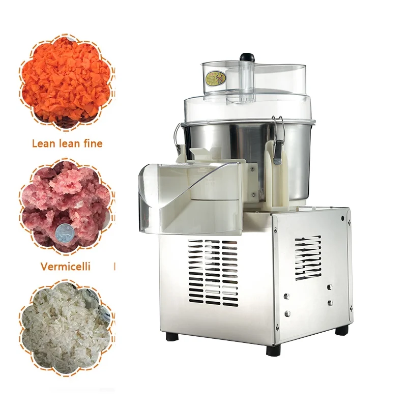 New Desktop Vegetable Cutter Machine Stainless Steel Vegetable Grinder Electric Vegetable Fruit Crusher Machine