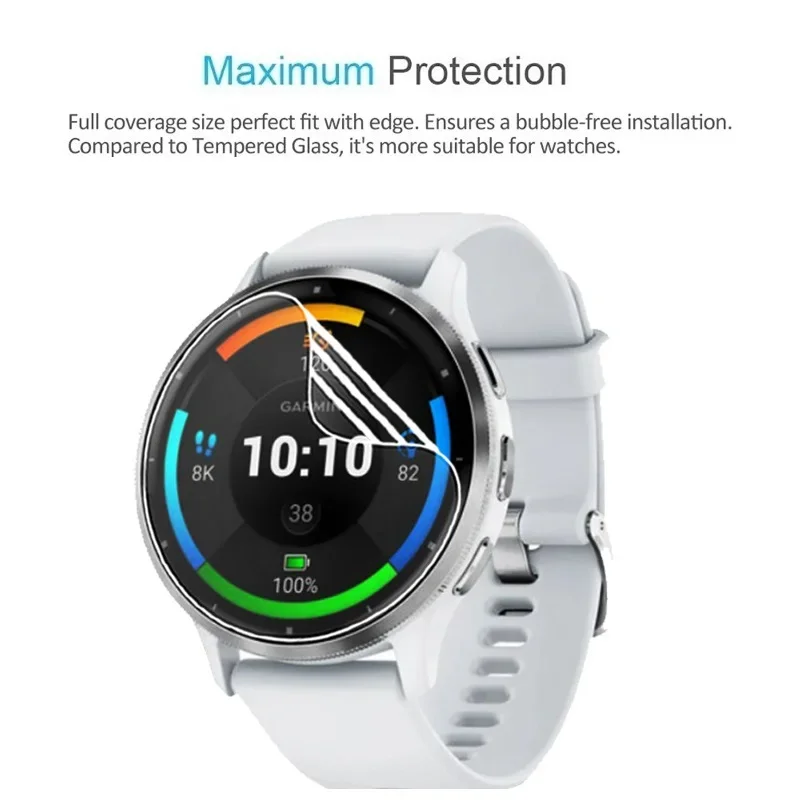 Hydrogel Protective Film For Garmin Venu 3 3s Screen Protector For Garmin Venu 2 2s Plus Watch Soft Full Cover Screen Film Foil