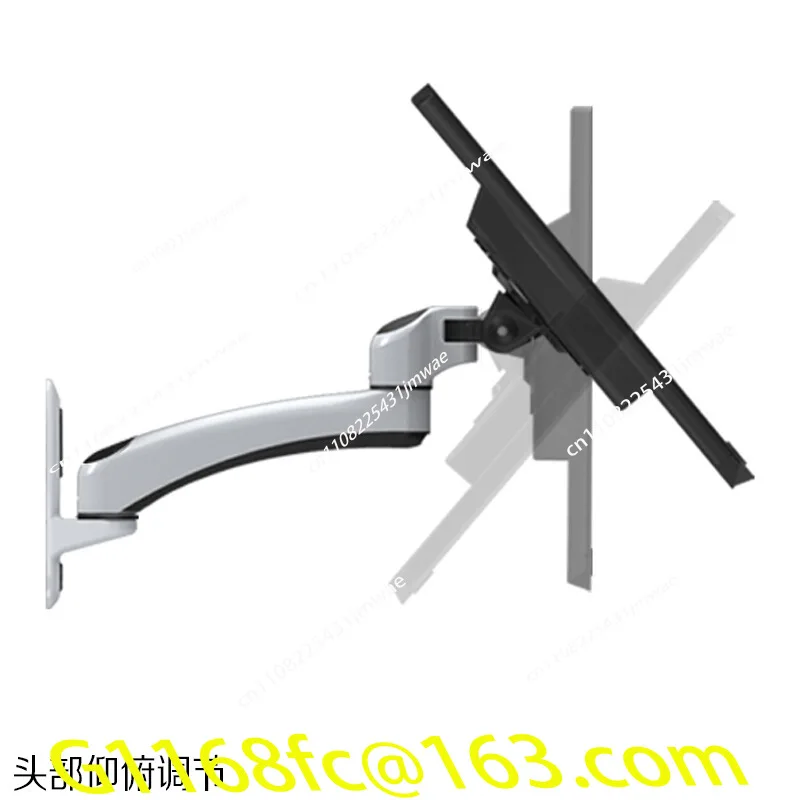 Monitor bracket, wall-mounted industrial computer aluminum alloy FE111W rotary telescopic 27-inch universal hanger