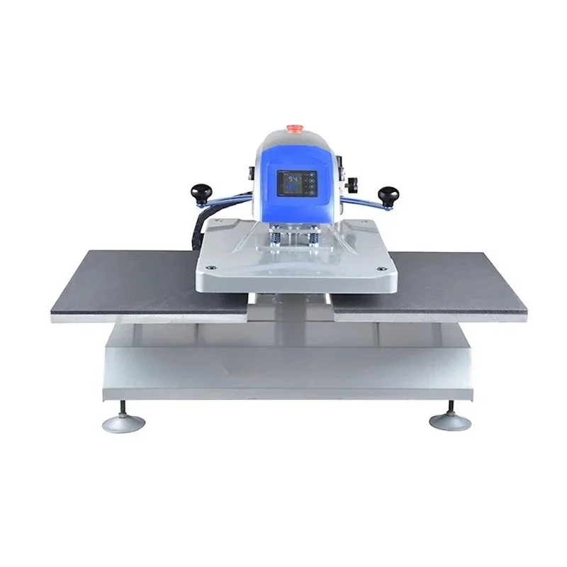 40x50cm Double-position Pneumatic  Label Heat Press Machine Automatic Open Heat Transfer Machine  for DIY T Shirt Cover Printer