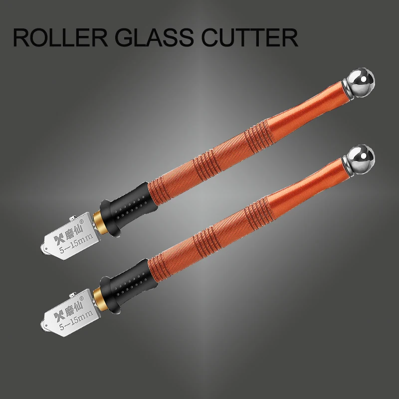 Diamond Glass Cutter Keramische Porselein Schrijvende Mes Snijden Scherp Non-Instortende Diamant Roller Professionele Glasscutter