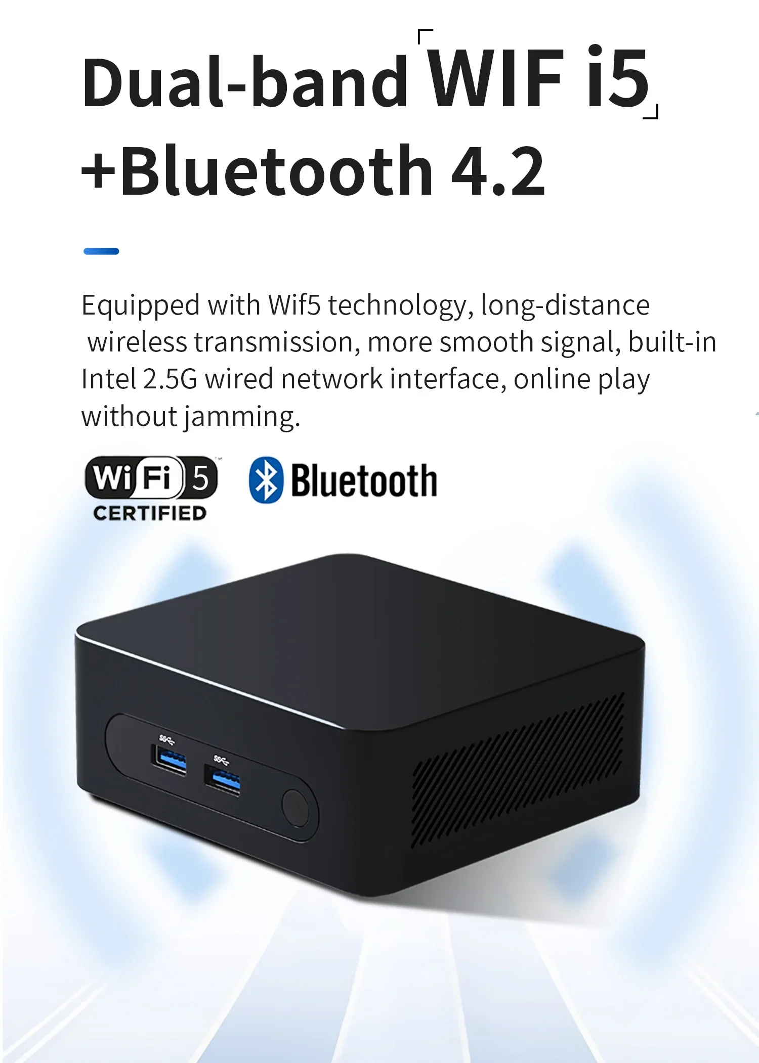 SZBOX ZX03 Pro mini pc Intel Twin Lake N150 DDR4 WIFI5 BT4.2 Double Solid State M.2 SSD RJ45 HDMI2.0 Komputer Meja Kantor Gamer