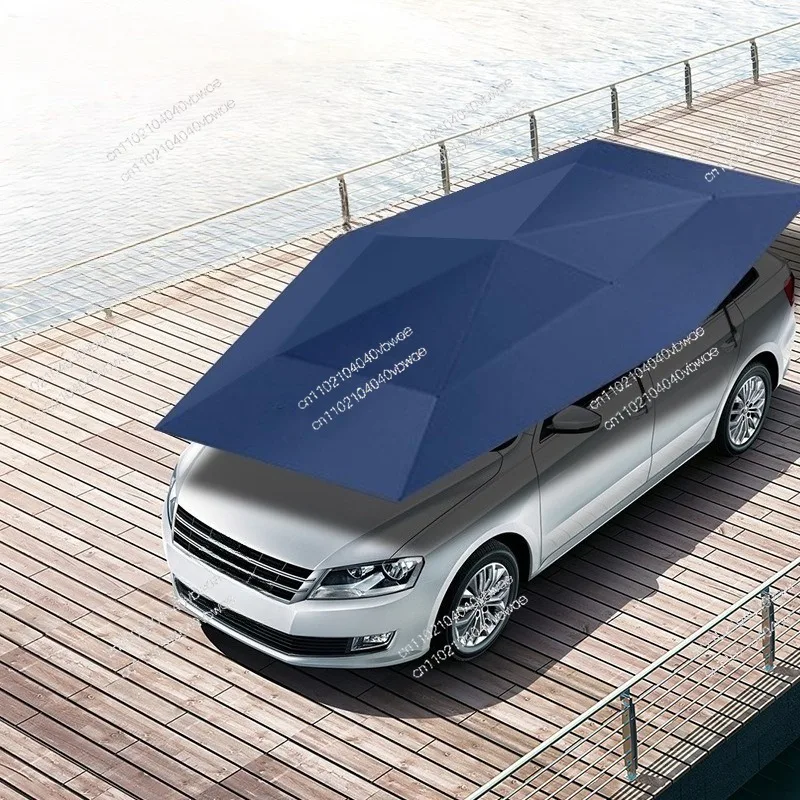 Fully automatic car parasol, roof mobile hood, sunshade, sun protection, rain and snow protection