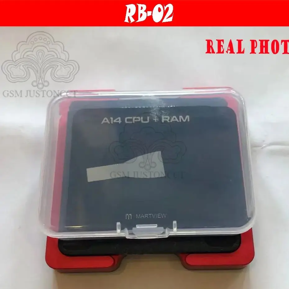 

RB-02 7in1 CPU Reballing Stencil Full Set for iPhone A8 A9 A10 A11 A12 A13 A14