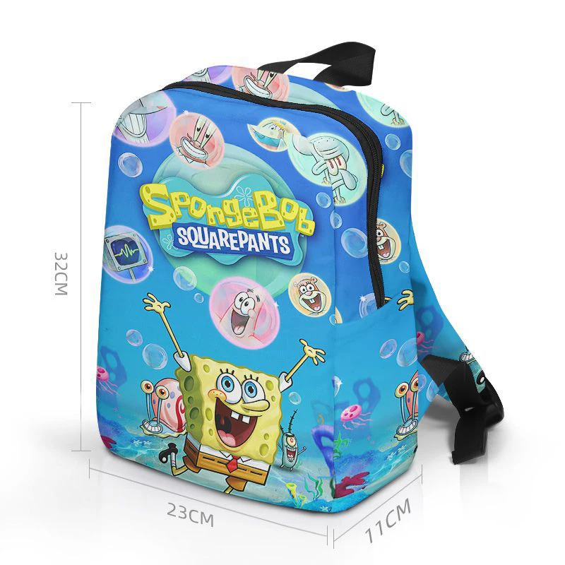 SpongeBob Patrick Star zaino Cartoon Anime borsa a tracolla ragazzi borse da viaggio in Nylon di grande capacità borsa per cancelleria per studenti