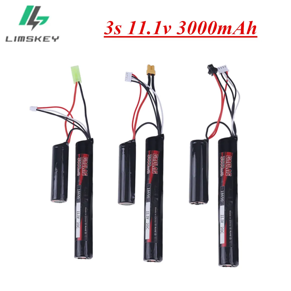 Akumulator RC Lipo 11.1V 3000MAH 20C 2-komórkowy AKKU Mini Airsoft Gun Battery Model RC