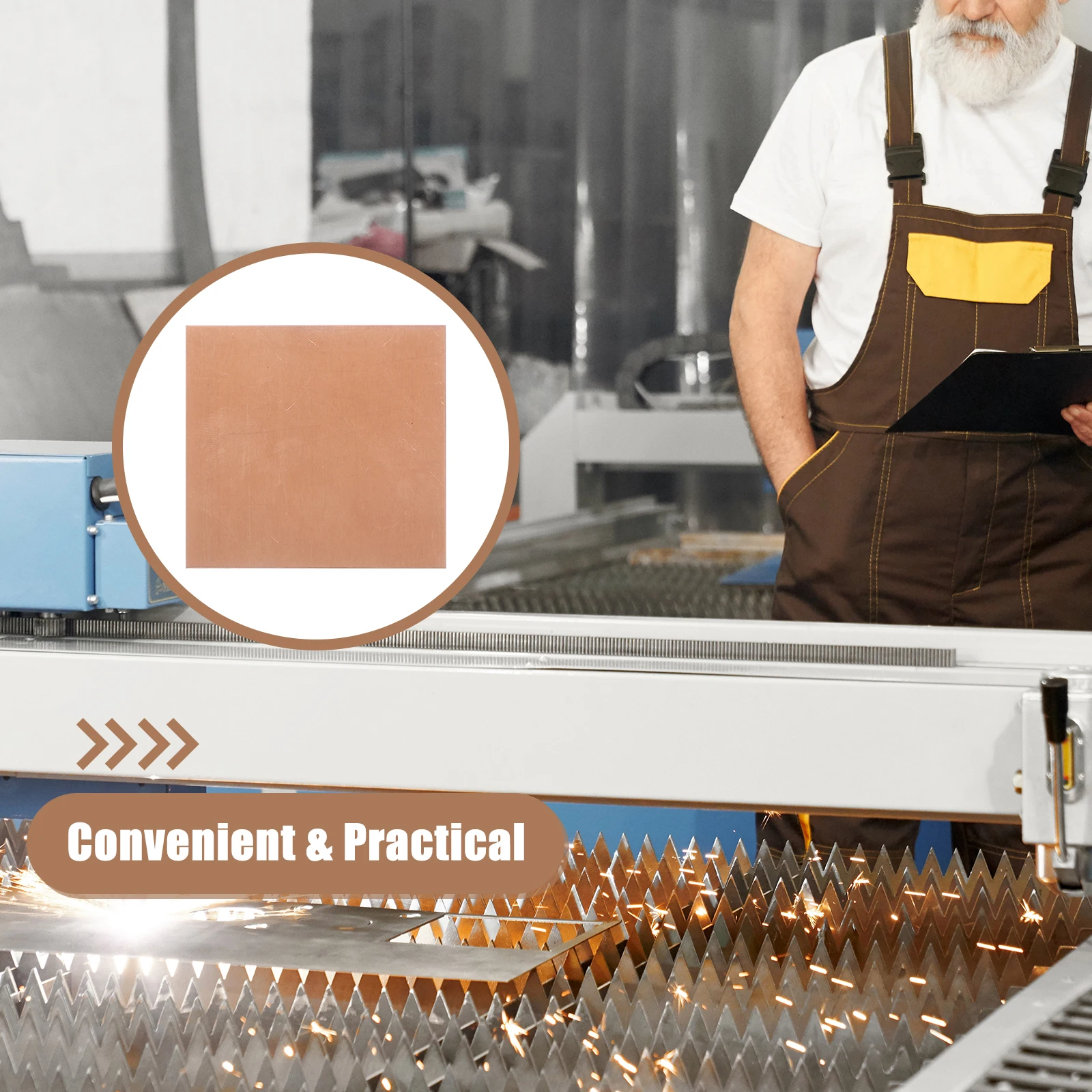 

High Hardness Copper Sheets Metal Plates For Crafting Diy Jewelry Projects Lightweight Precision Machining