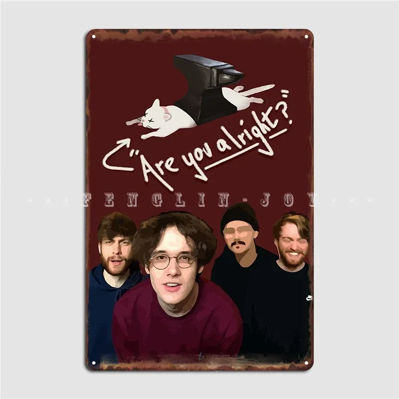 Are You Alright Lovejoy Band Metal Sign Plates Designing Cave Pub Wall Pub Tin Sign Posters