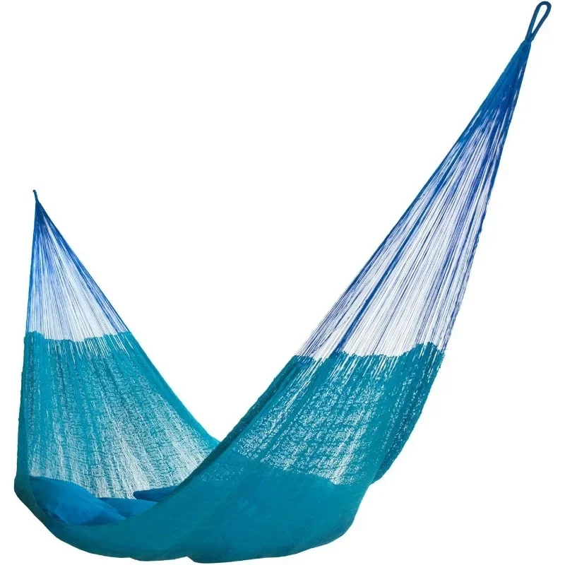 Mayan-Made Matrimonial Yucatan Hammock - Two Person Hammock - Artisan Crafted in Central America - Fits 12.5 to 13 Feet Hammock