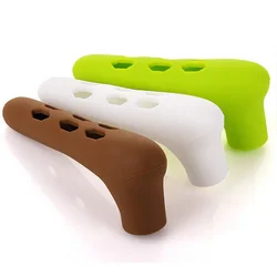 Silicone Door Handle Cover Baby Child Crash Protection Door Knob Cover Wall Protector Pull Handle Bumper Home Accessories