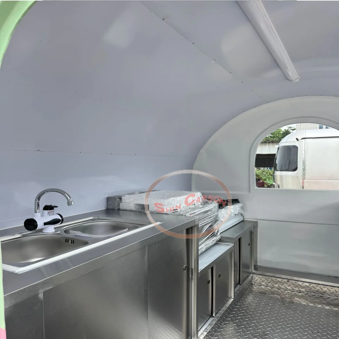 Camión de comida móvil personalizado, remolque de café, barra de cerveza helados callejeros, soporte de comida rápida con Hotdog Snack Sale