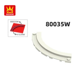 Wange 80035W 100g/25PCS Step Arc 2holes Block Moc Compatible with Brick DIY Children's Toy Assembly Parts