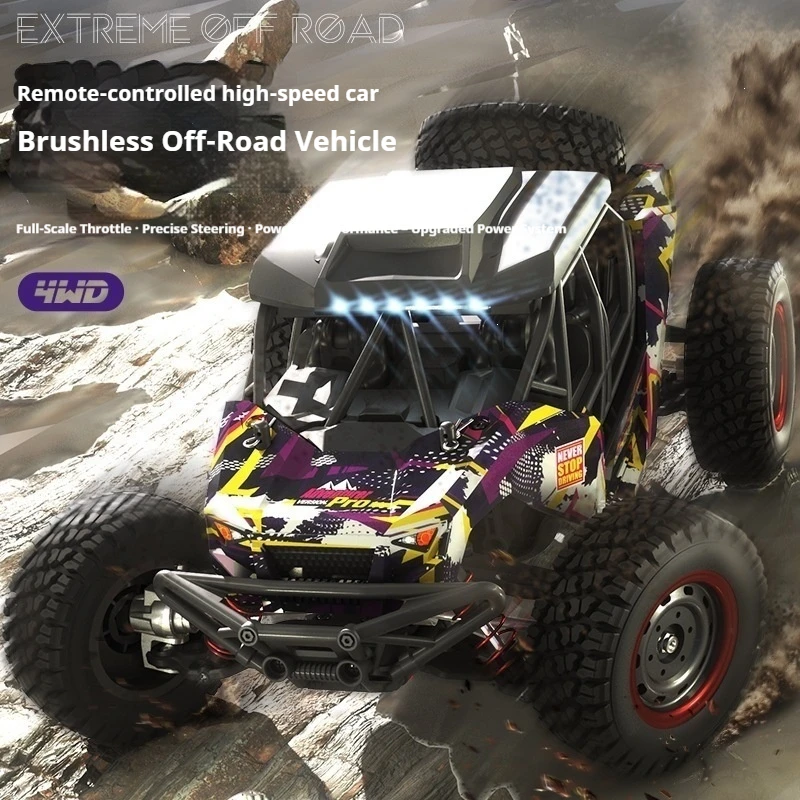 1:16 Scale 4WD High Speed RC Off-Road Truck,  2.4G Rechargeable Remote Control Racing Vehicle,  Birthday Gift for Boys & Kids