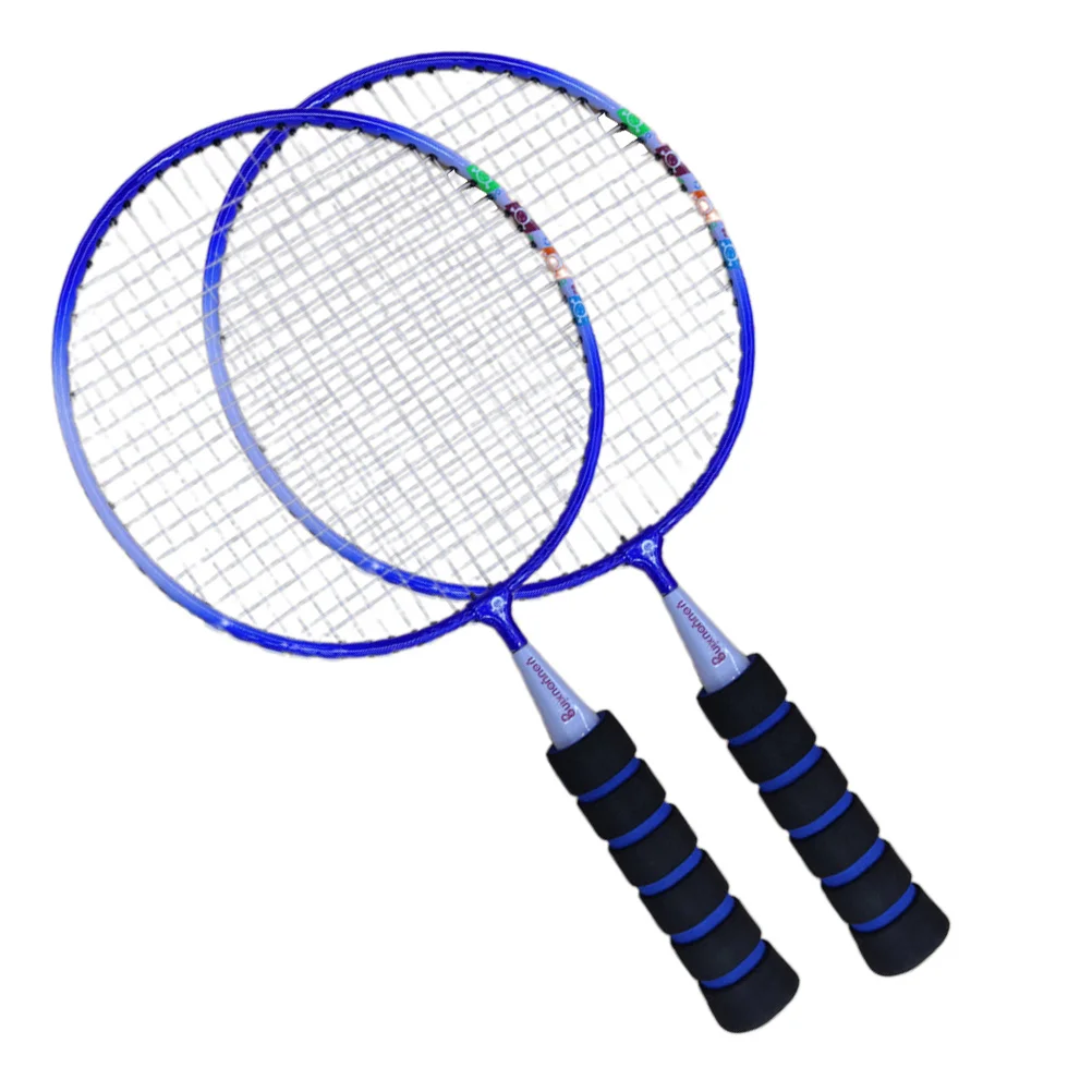 

1Pair Badminton Set for High Quality Paint Finish Strong Frame Easy Transport School Bag Included